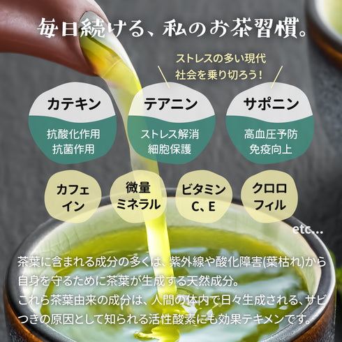 Goku Goku 清爽深蒸茶葉 100g